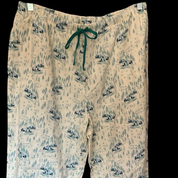 L.L. Bean Other - NWT LL Bean Flannel Pajama Pants with Ski Print